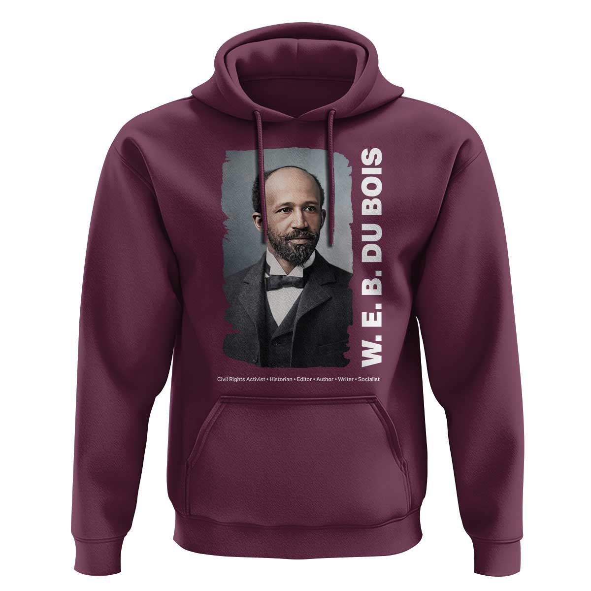W E B Du Bois Hoodie Black Thought Leader And Intellectual Legacy