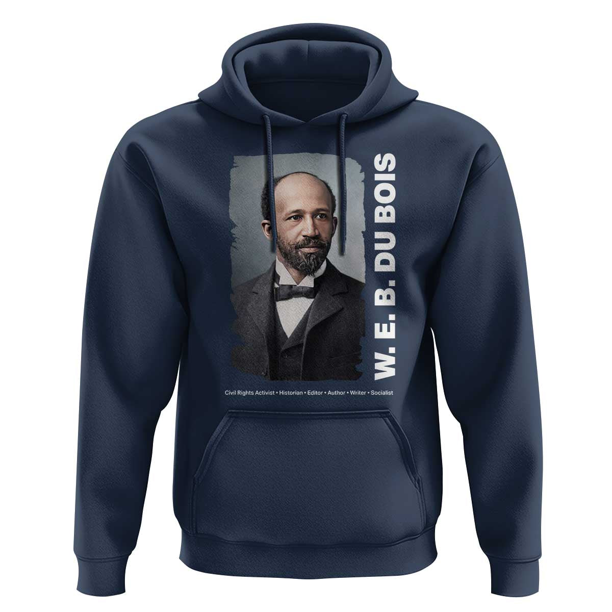 W E B Du Bois Hoodie Black Thought Leader And Intellectual Legacy