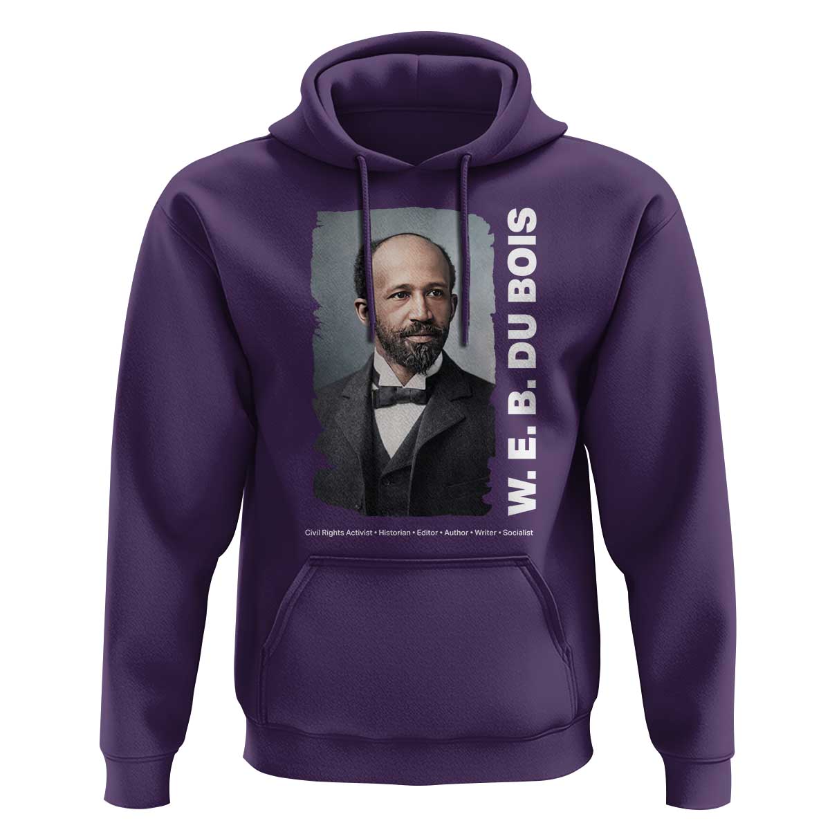 W E B Du Bois Hoodie Black Thought Leader And Intellectual Legacy