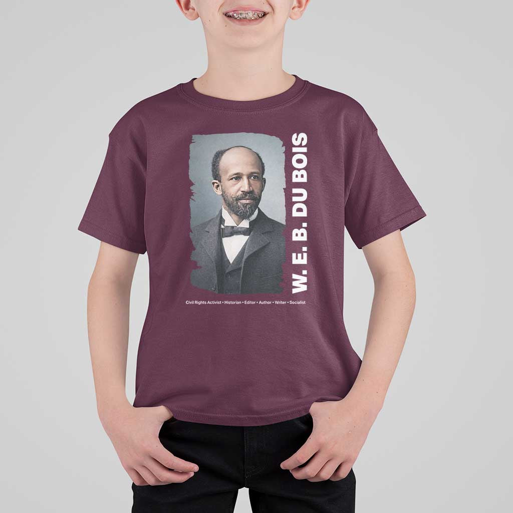 W E B Du Bois T Shirt For Kid Black Thought Leader And Intellectual Legacy