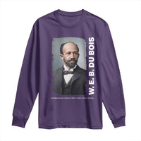 W E B Du Bois Long Sleeve Shirt Black Thought Leader And Intellectual Legacy