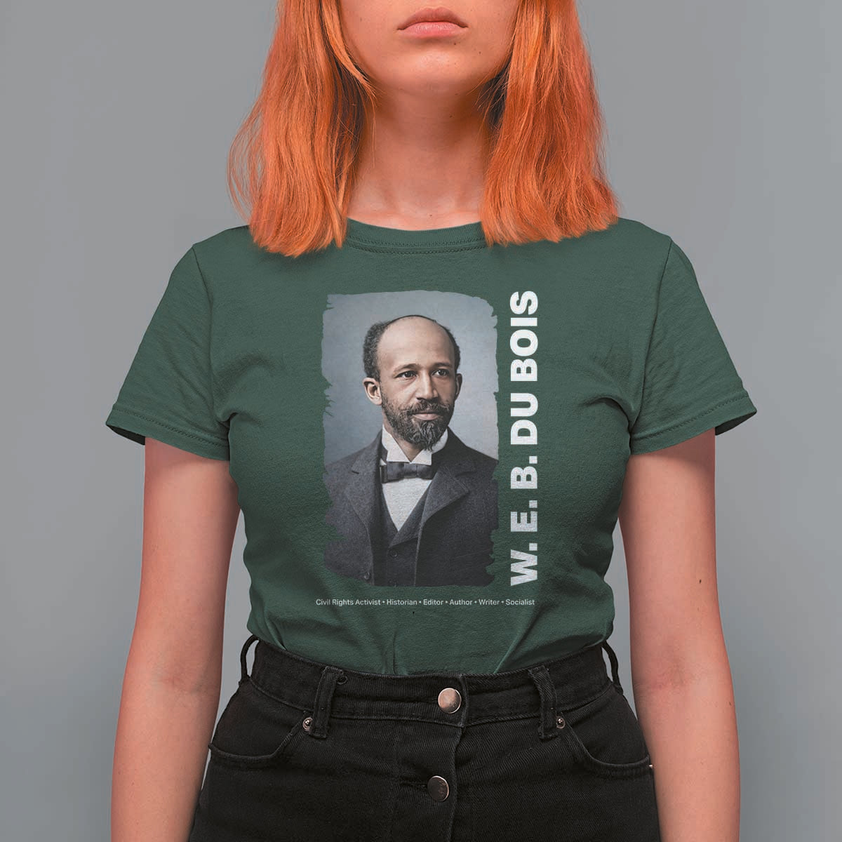 W E B Du Bois T Shirt For Women Black Thought Leader And Intellectual Legacy
