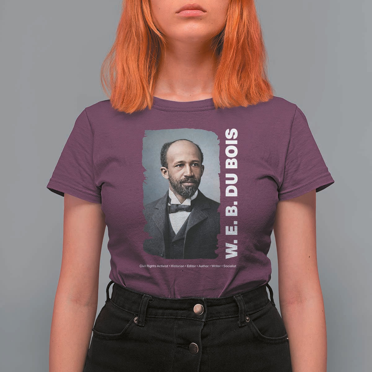 W E B Du Bois T Shirt For Women Black Thought Leader And Intellectual Legacy