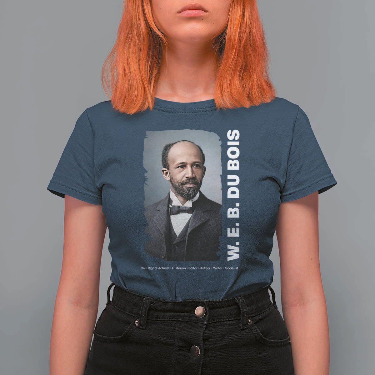 W E B Du Bois T Shirt For Women Black Thought Leader And Intellectual Legacy