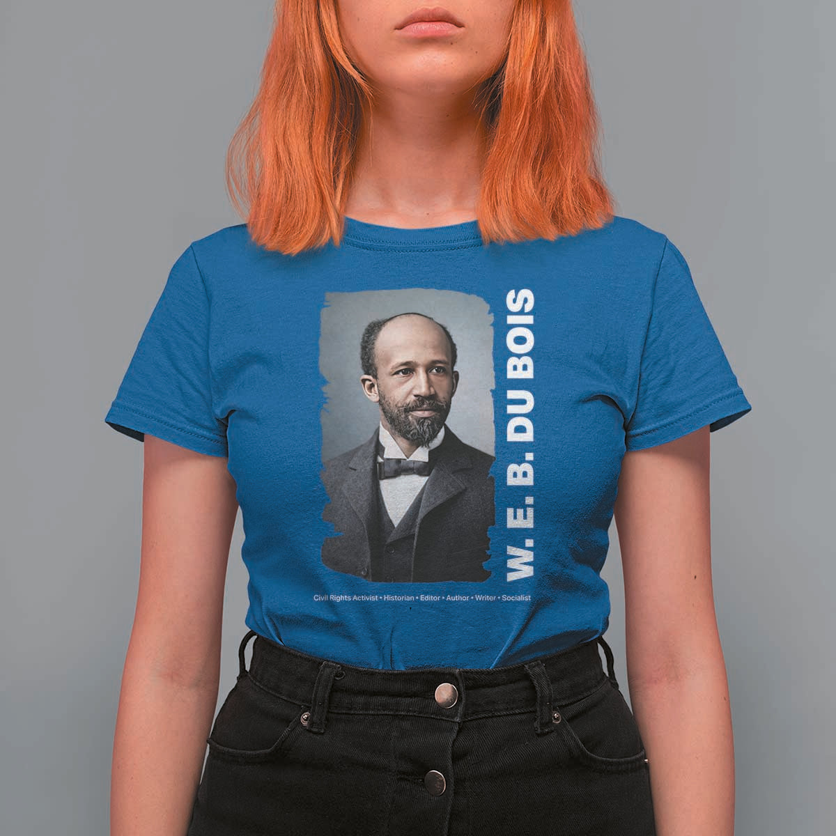 W E B Du Bois T Shirt For Women Black Thought Leader And Intellectual Legacy