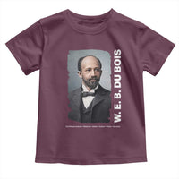 W E B Du Bois Toddler T Shirt Black Thought Leader And Intellectual Legacy