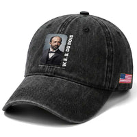 W E B Du Bois Washed Cotton Baseball Cap Black Thought Leader And Intellectual Legacy
