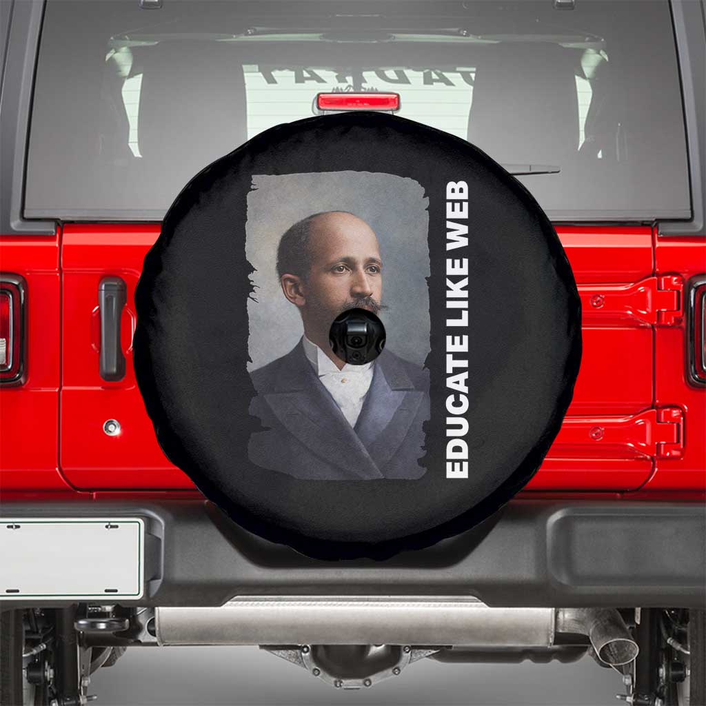 Educate Like W E B Spare Tire Cover African American Heritage