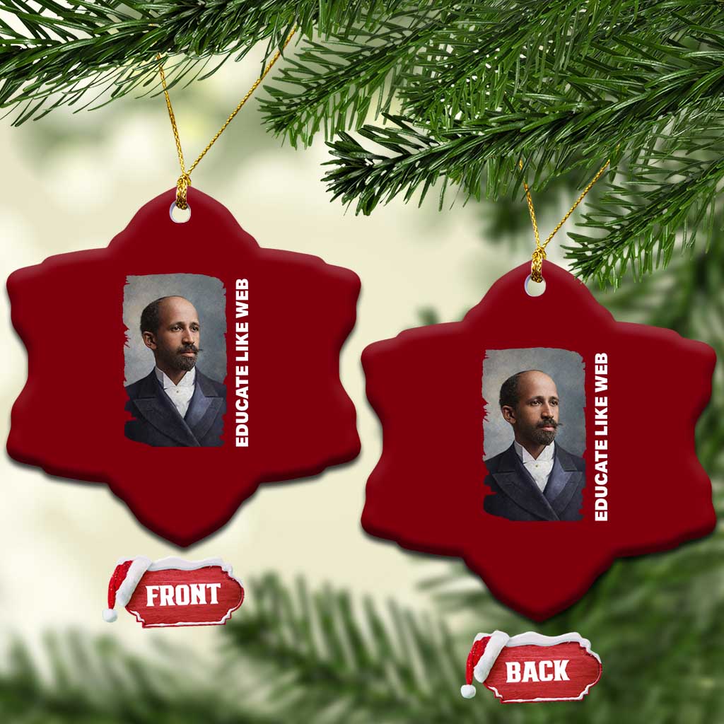 Educate Like W E B Ceramic Ornament African American Heritage