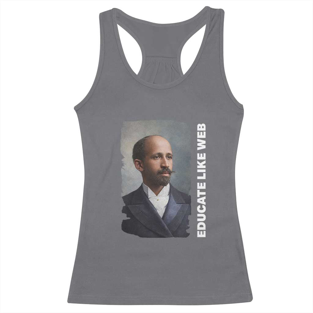 Educate Like W E B Racerback Tank Top African American Heritage