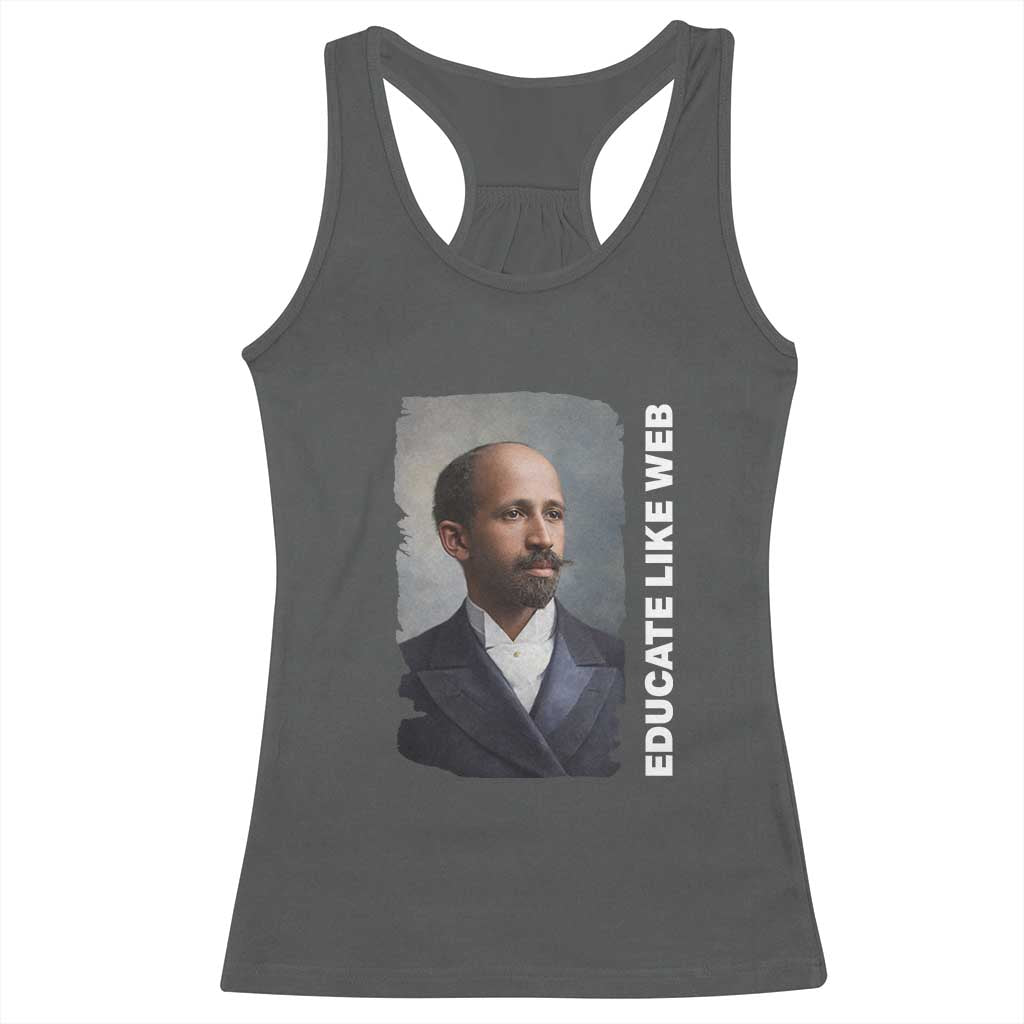 Educate Like W E B Racerback Tank Top African American Heritage