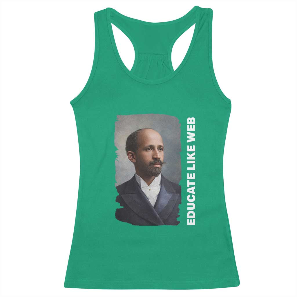 Educate Like W E B Racerback Tank Top African American Heritage
