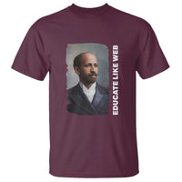 Educate Like W E B T Shirt African American Heritage