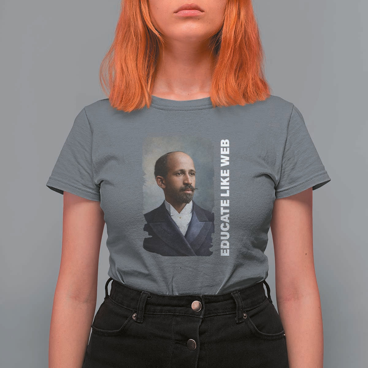 Educate Like W E B T Shirt For Women African American Heritage