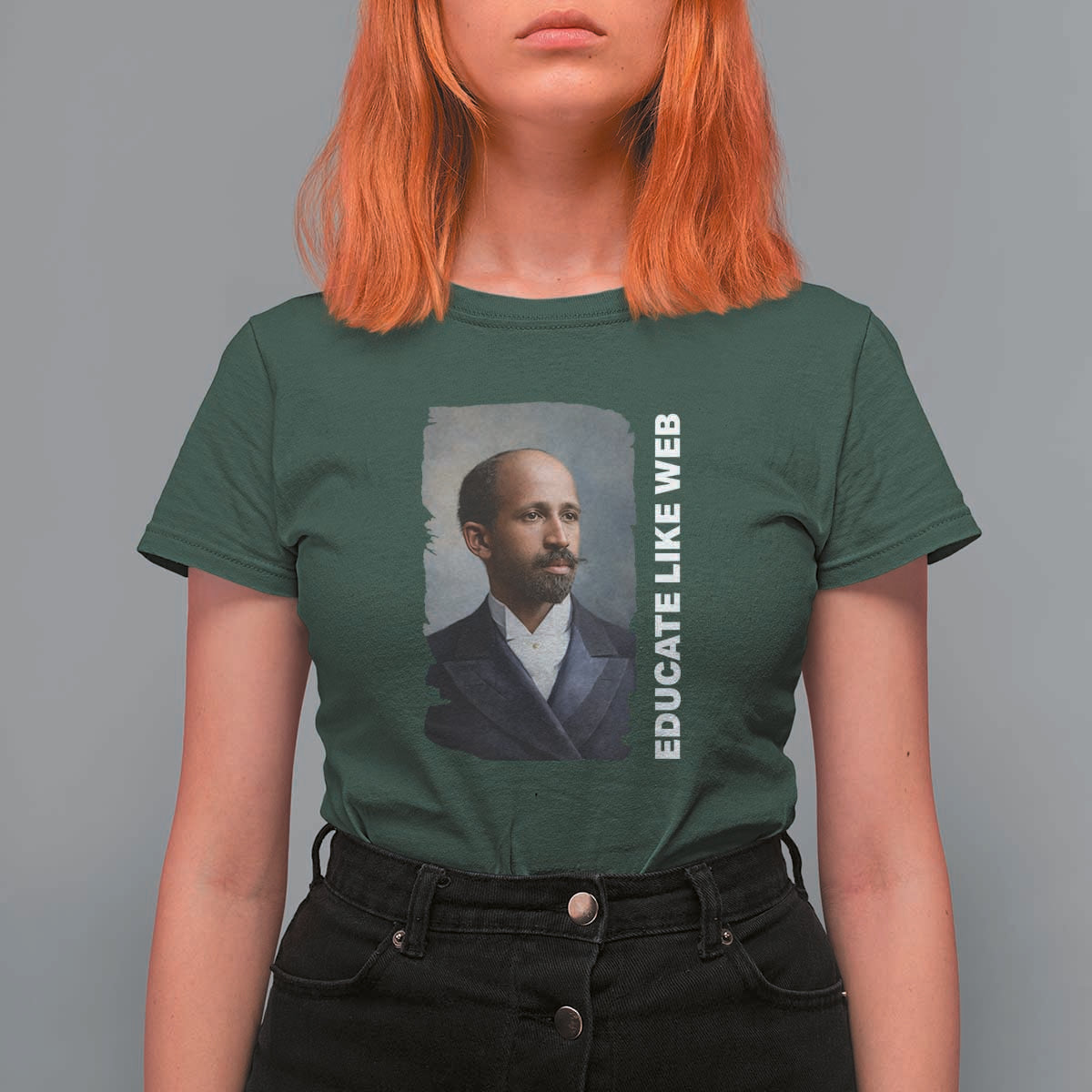 Educate Like W E B T Shirt For Women African American Heritage