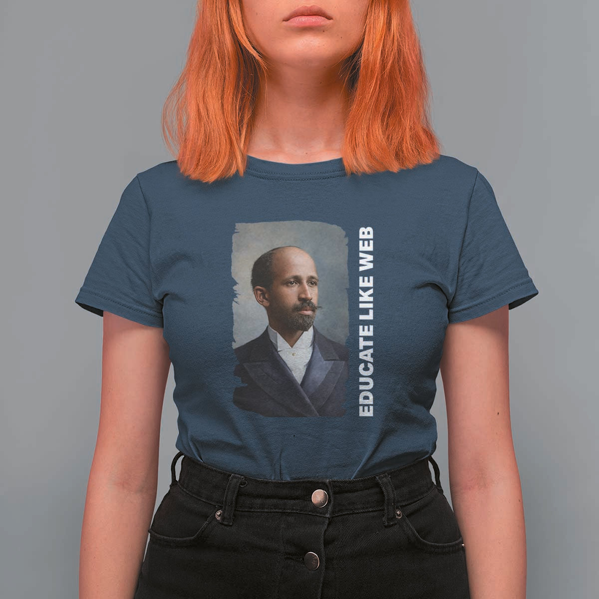 Educate Like W E B T Shirt For Women African American Heritage