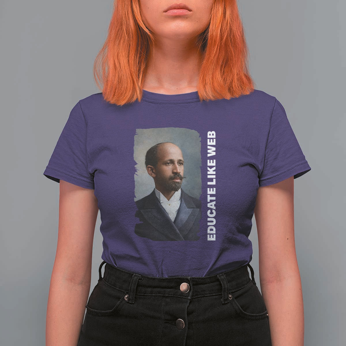 Educate Like W E B T Shirt For Women African American Heritage