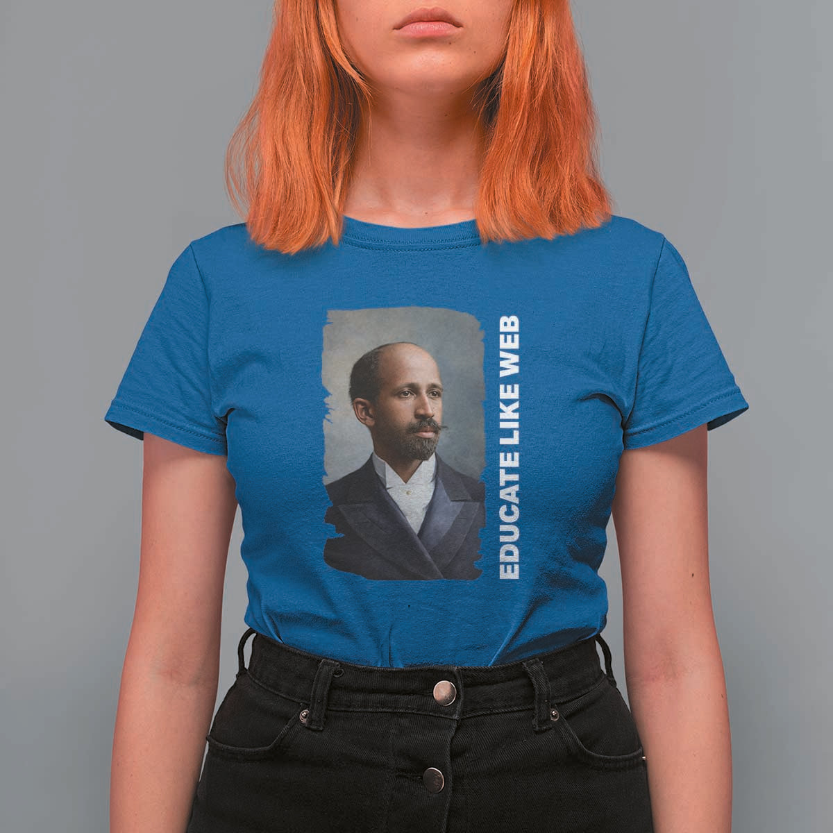 Educate Like W E B T Shirt For Women African American Heritage