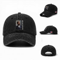 Educate Like W E B Washed Cotton Baseball Cap African American Heritage