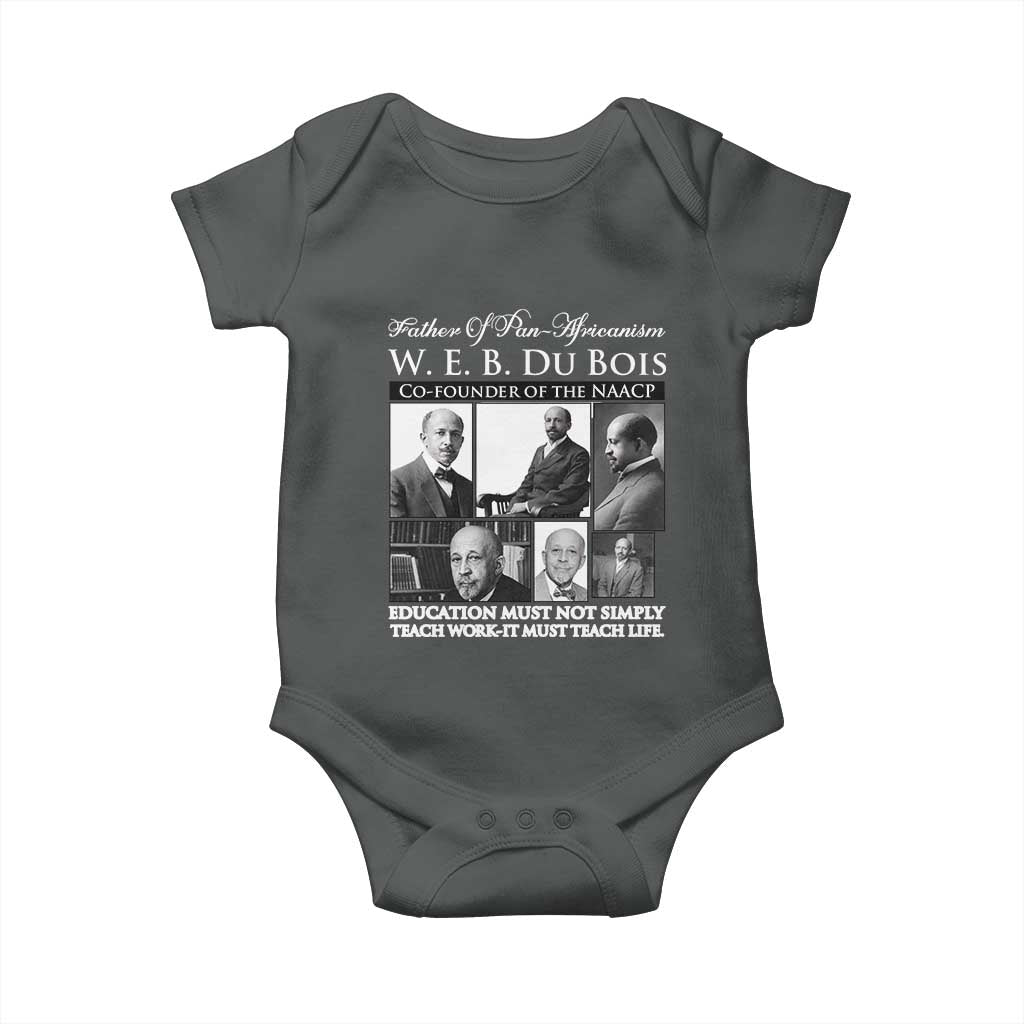 W E B Du Bois Baby Onesie Education Must Teach Life Quote
