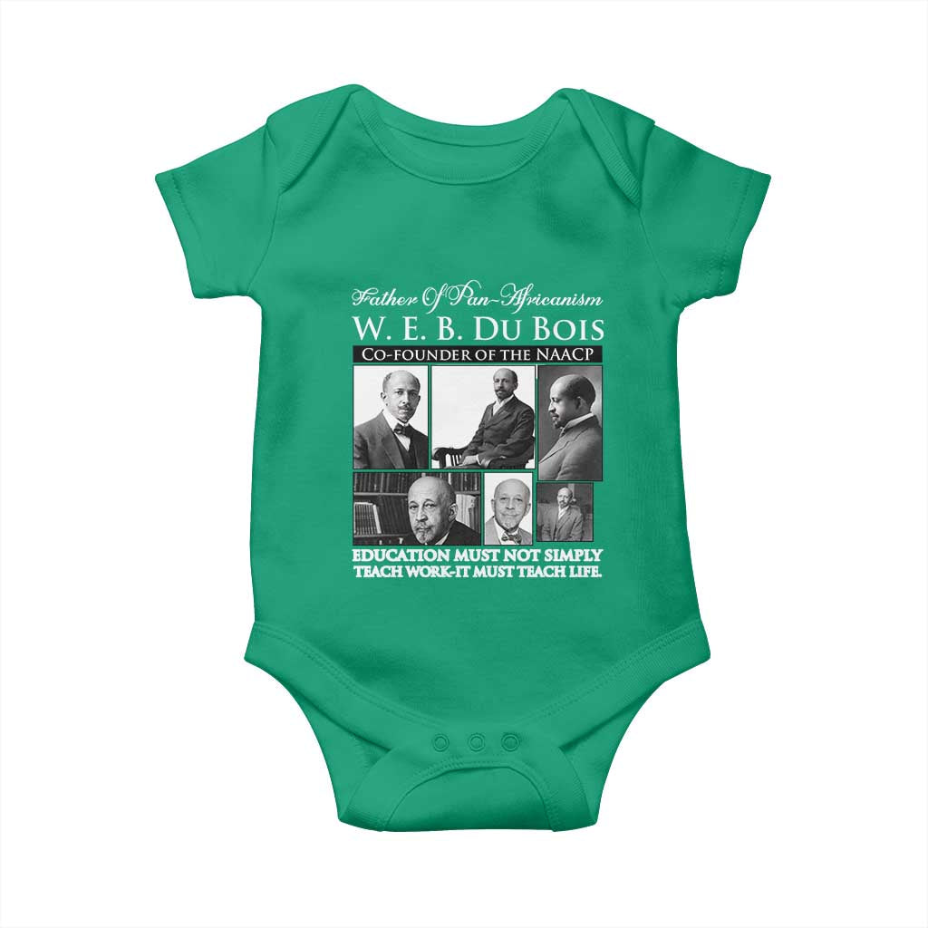 W E B Du Bois Baby Onesie Education Must Teach Life Quote