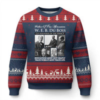 W E B Du Bois Ugly Christmas Sweater Education Must Teach Life Quote
