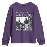 W E B Du Bois Youth Sweatshirt Education Must Teach Life Quote