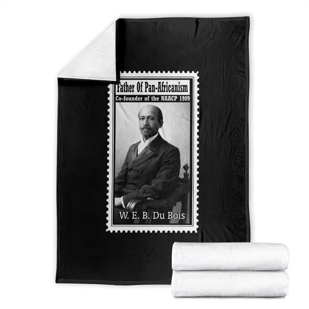 Vintage Stamp W E B Du Bois Throw Blanket Black Thought Leader