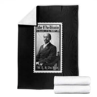 Vintage Stamp W E B Du Bois Throw Blanket Black Thought Leader