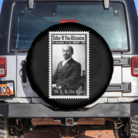 Vintage Stamp W E B Du Bois Spare Tire Cover Black Thought Leader