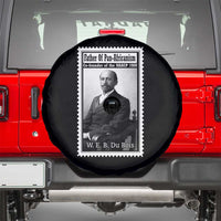 Vintage Stamp W E B Du Bois Spare Tire Cover Black Thought Leader