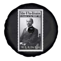 Vintage Stamp W E B Du Bois Spare Tire Cover Black Thought Leader
