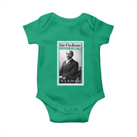 Vintage Stamp W E B Du Bois Baby Onesie Black Thought Leader