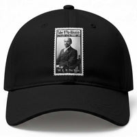 Vintage Stamp W E B Du Bois Baseball Cap Black Thought Leader