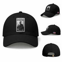 Vintage Stamp W E B Du Bois Baseball Cap Black Thought Leader