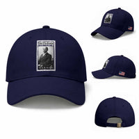 Vintage Stamp W E B Du Bois Baseball Cap Black Thought Leader
