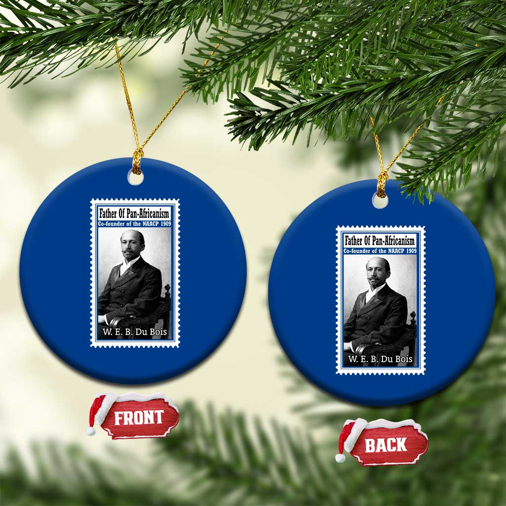 Vintage Stamp W E B Du Bois Ceramic Ornament Black Thought Leader