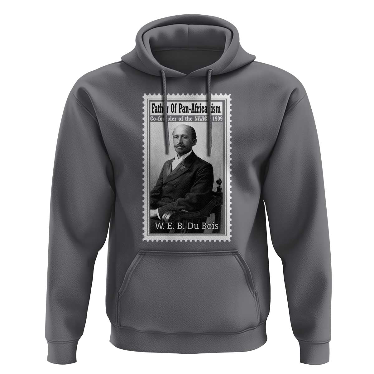 Vintage Stamp W E B Du Bois Hoodie Black Thought Leader