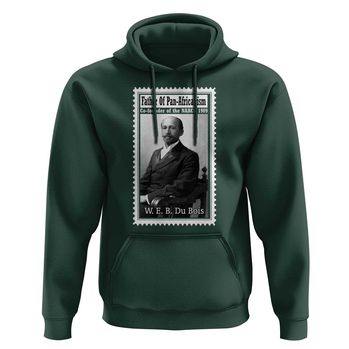 Vintage Stamp W E B Du Bois Hoodie Black Thought Leader
