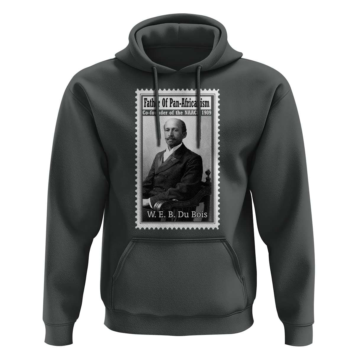 Vintage Stamp W E B Du Bois Hoodie Black Thought Leader