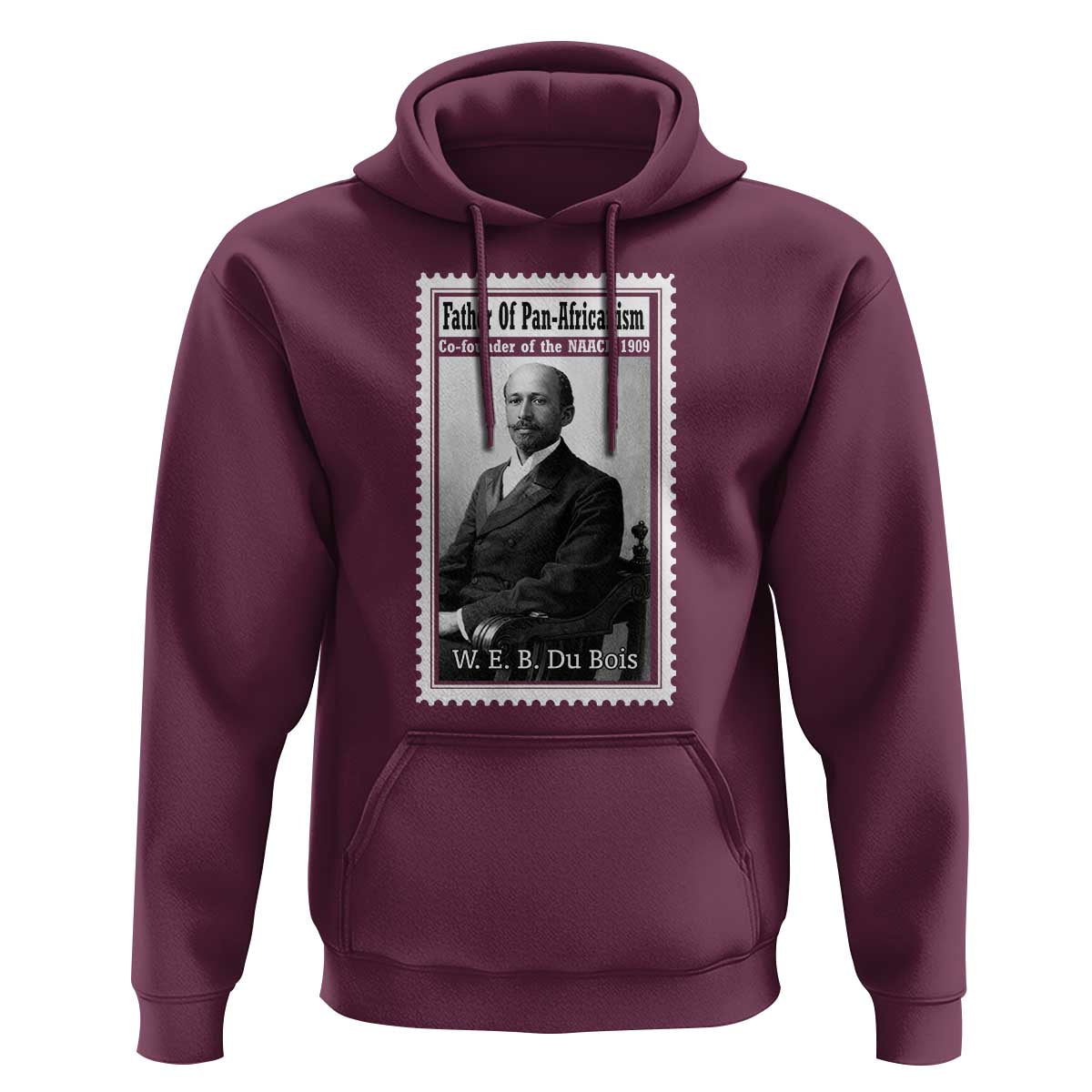 Vintage Stamp W E B Du Bois Hoodie Black Thought Leader