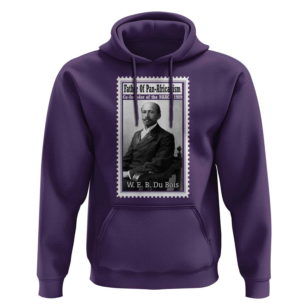 Vintage Stamp W E B Du Bois Hoodie Black Thought Leader