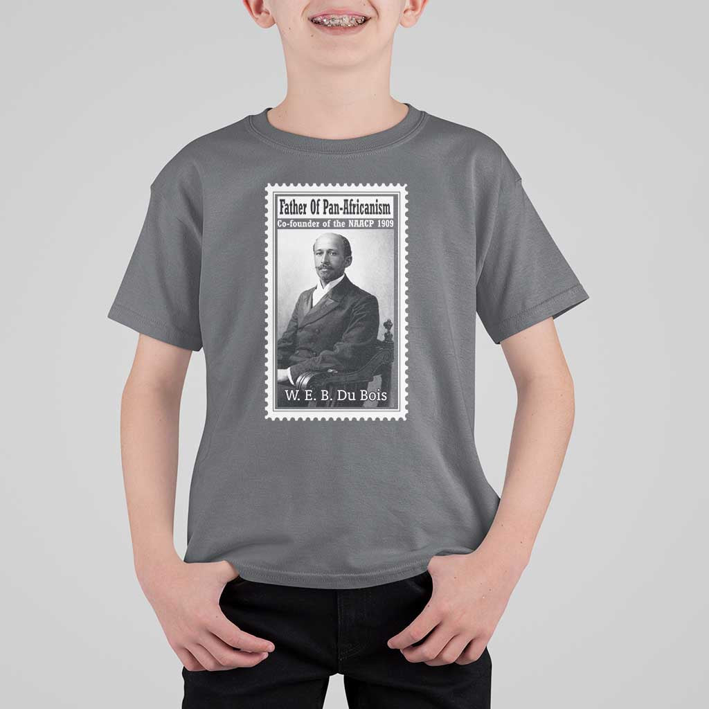 Vintage Stamp W E B Du Bois T Shirt For Kid Black Thought Leader