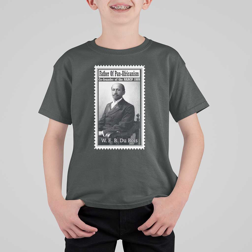 Vintage Stamp W E B Du Bois T Shirt For Kid Black Thought Leader