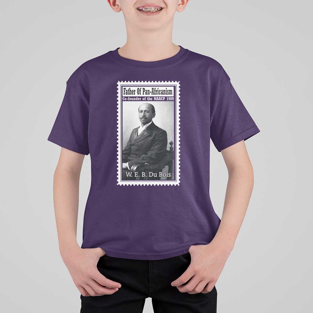 Vintage Stamp W E B Du Bois T Shirt For Kid Black Thought Leader