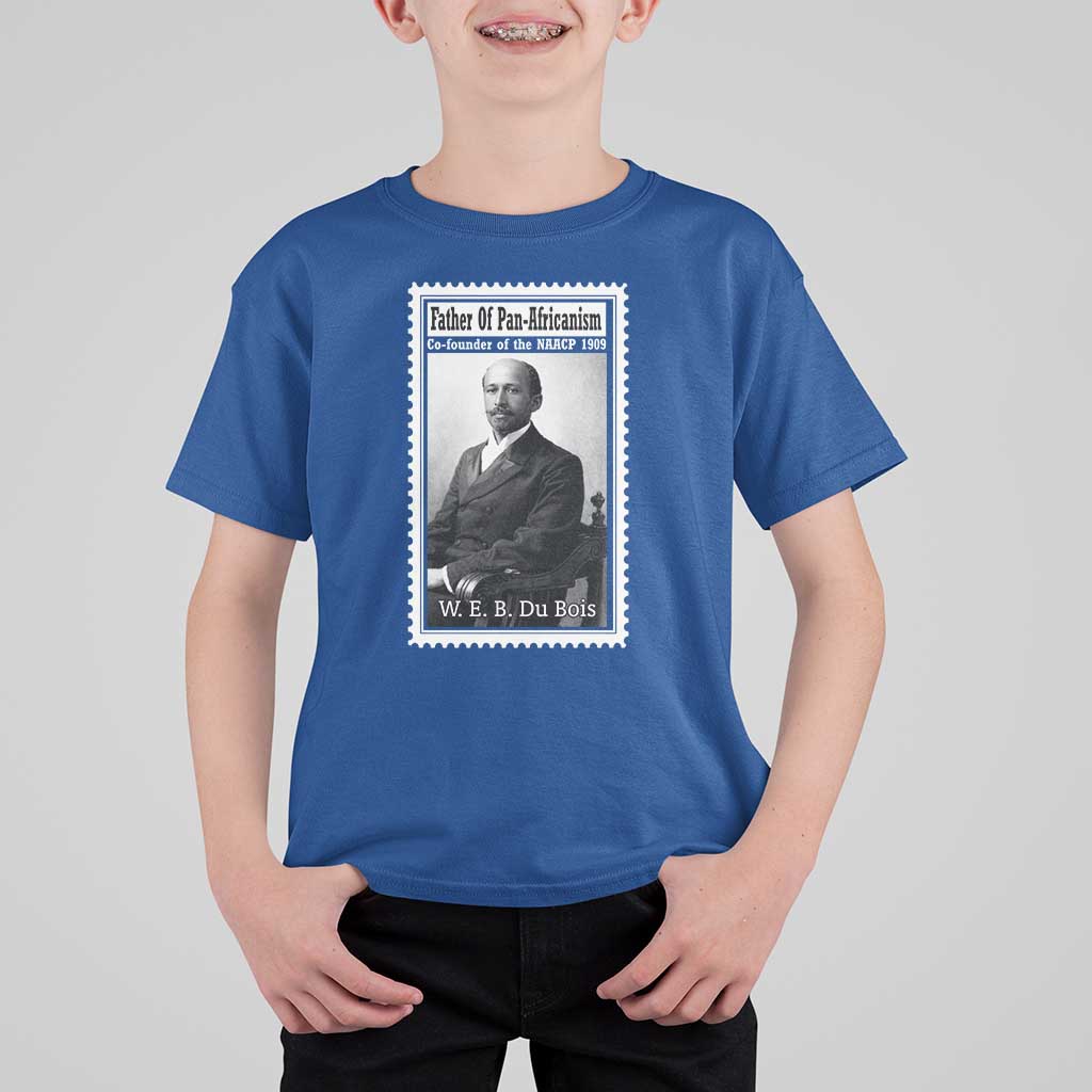 Vintage Stamp W E B Du Bois T Shirt For Kid Black Thought Leader