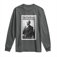 Vintage Stamp W E B Du Bois Long Sleeve Shirt Black Thought Leader