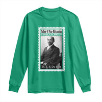 Vintage Stamp W E B Du Bois Long Sleeve Shirt Black Thought Leader