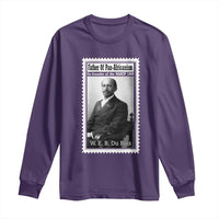 Vintage Stamp W E B Du Bois Long Sleeve Shirt Black Thought Leader