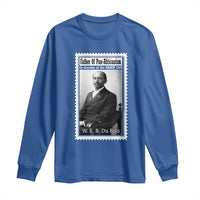 Vintage Stamp W E B Du Bois Long Sleeve Shirt Black Thought Leader